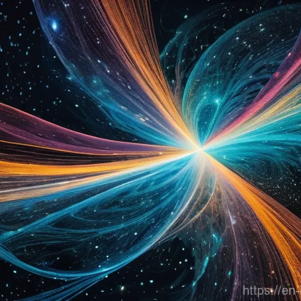 화엄경의 철학 - **Indra's Net: Cosmic Interconnectedness**
"An awe-inspiring, cosmic panorama depicting an infin...