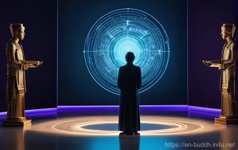 화엄경의 철학 - **The Ripple Effect: Conscious Living**
"A visually harmonious scene illustrating the 'ripple ef... 화엄경의 철학 - **The Ripple Effect: Conscious Living**
"A visually harmonious scene illustrating the 'ripple ef...