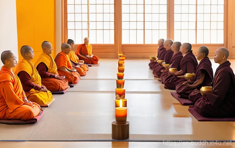 불교에서의 성차별 문제 - **Prompt:** "A serene, contemplative Buddhist nun (bhikkhuni) in traditional, modest monastic robes,... 불교에서의 성차별 문제 - **Prompt:** "A serene, contemplative Buddhist nun (bhikkhuni) in traditional, modest monastic robes,...