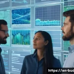 불교와 공학 - **Prompt:** A diverse group of engineers, casually but professionally dressed in a contemporary, sun...